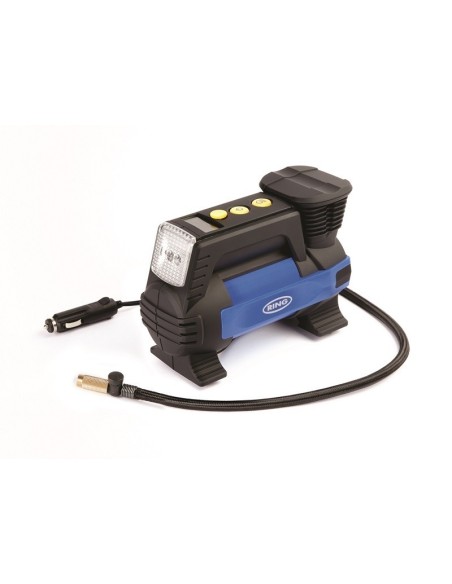 Compressore digitale 12V RING RAC820 FAST 75psi con lampada integrata