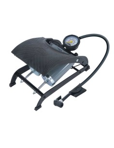 Pompa a pedale doppio pedale in gomma antiscivolo con manometro