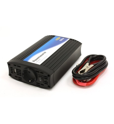 Inverter in ABS RING per auto 12V - Potenza max 500W - Con presa USB