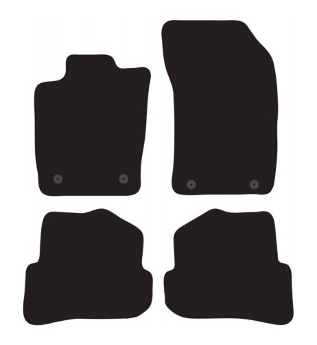 Tappeti tappetini auto su misura moquette Audi A1 5p Sportback 2011-2018