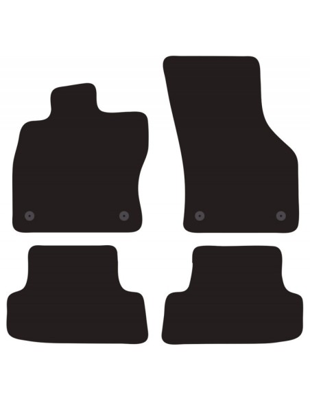 Tappeti tappetini auto su misura moquette Audi A3 3p 2012-2019