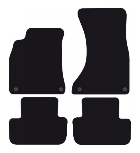 Tappeti tappetini auto su misura moquette Audi A4 4p - A4 Avant 2007-2015