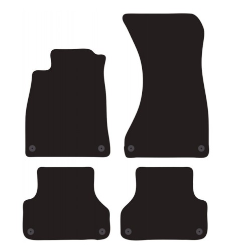 Tappeti tappetini auto su misura moquette Audi A4 4p - A4 Avant dal 2015