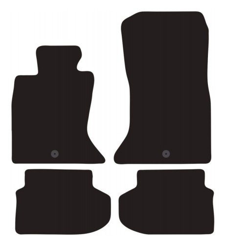Tappeti tappetini auto su misura moquette Bmw Serie 5 F10-F11 2010-2017