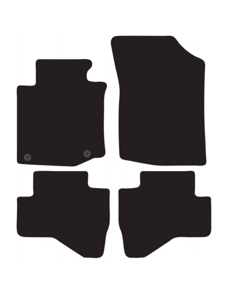 Tappeti tappetini auto su misura moquette Citroen C1 2010 2014
