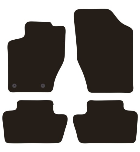 Tappeti tappetini auto su misura moquette Citroen C4 2004-2010