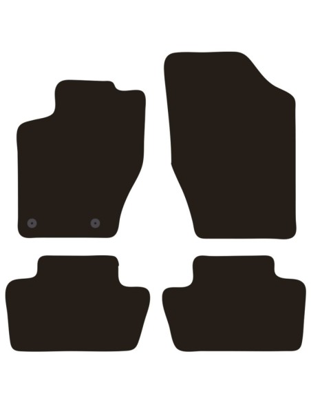 Tappeti tappetini auto su misura moquette Citroen C4 2004 2010