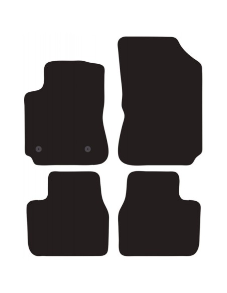 Tappeti tappetini auto su misura moquette Citroen C4 Cactus dal 2014