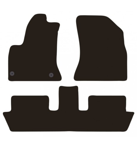 Tappeti tappetini auto su misura moquette C4 Picasso - Grand Picasso 2006-2010