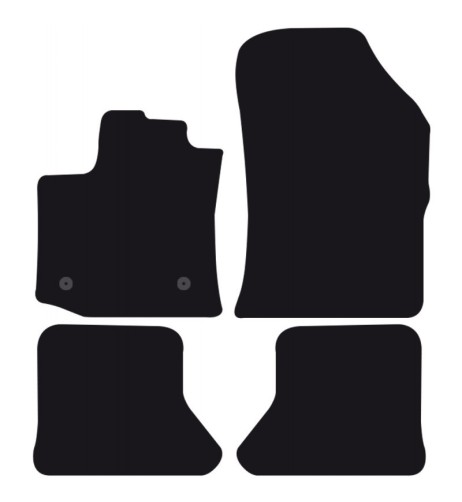 Tappeti tappetini auto su misura moquette Dacia Dokker dal 2012