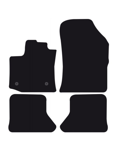 Tappeti tappetini auto su misura moquette Dacia Dokker dal 2012