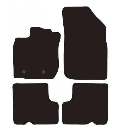 Tappeti tappetini auto su misura moquette Dacia Duster 2013-2017