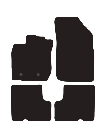 Tappeti tappetini auto su misura moquette Dacia Duster 2013 2017