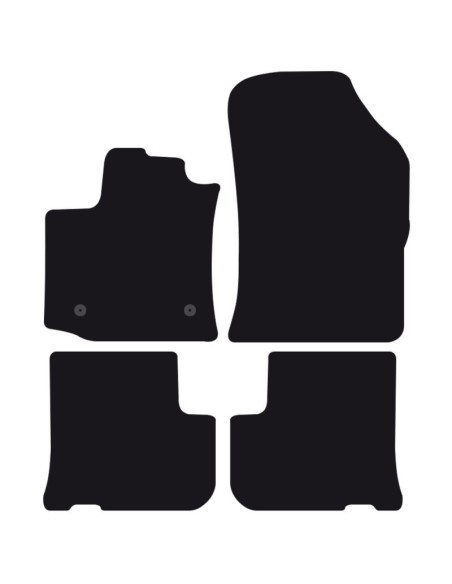 Tappeti tappetini auto su misura moquette Dacia Lodgy dal 2012