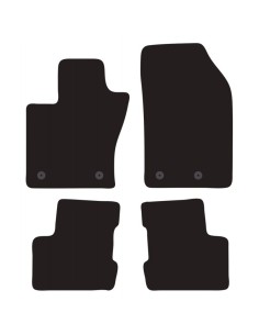 Tappeti tappetini auto su misura moquette Fiat 500X dal 2014