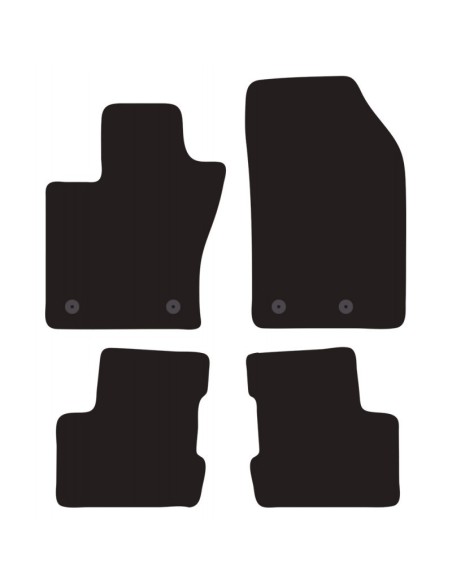 Tappeti tappetini auto su misura moquette Fiat 500X dal 2014