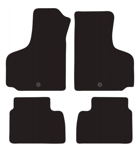 Tappeti tappetini auto su misura moquette Fiat Doblo 5p 2000-2009