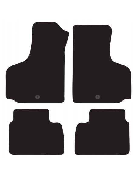 Tappeti tappetini auto su misura moquette Fiat Doblo 5p 2000 2009