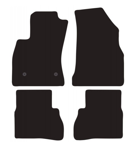 Tappeti tappetini auto su misura moquette Fiat Doblo 5p 2010-2020