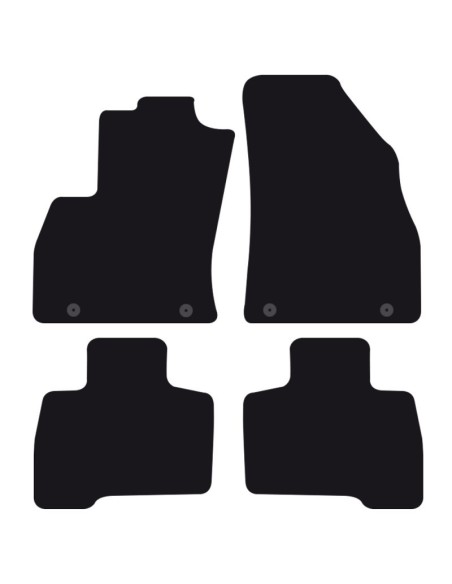 Tappeti tappetini auto su misura moquette Fiat Fiorino 5p dal 2008
