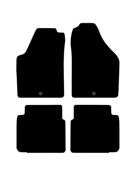 Tappeti tappetini auto su misura moquette Fiat Idea dal 2003