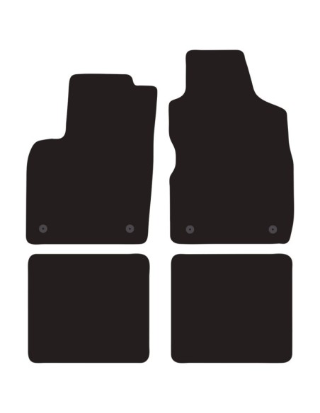 Tappeti tappetini auto su misura moquette Fiat Panda 2003 2011 Panda Clas