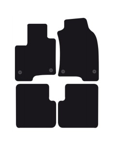 Tappeti tappetini auto su misura moquette Fiat Panda dal 2012 fix originali