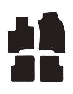 Tappeti tappetini auto su misura moquette Fiat Panda dal 2012 fix universali