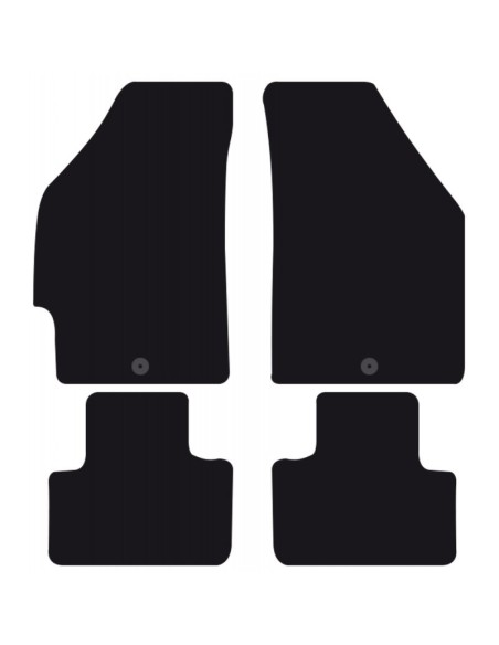 Tappeti tappetini auto su misura moquette Fiat Punto 1999-2011
