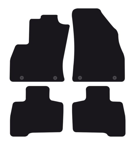 Tappeti tappetini auto su misura moquette Fiat Qubo 2008 2020