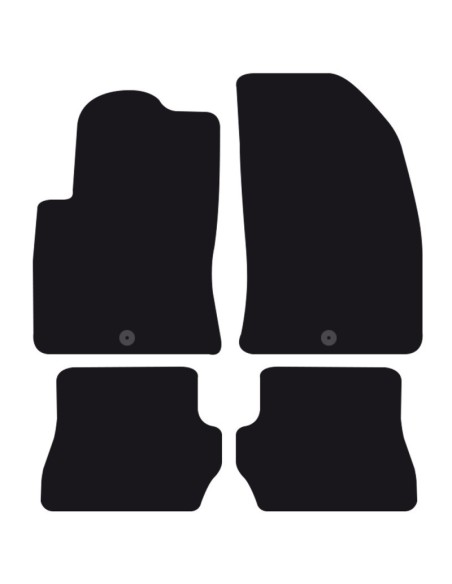 Tappeti tappetini auto su misura moquette Ford Fiesta 2002 2008