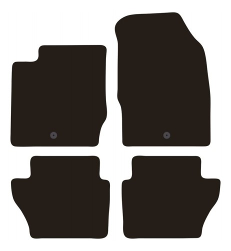 Tappeti tappetini auto su misura moquette Ford Fiesta 2008-2011