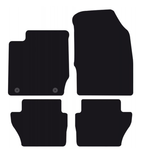 Tappeti tappetini auto su misura moquette Ford Fiesta 2011-2017