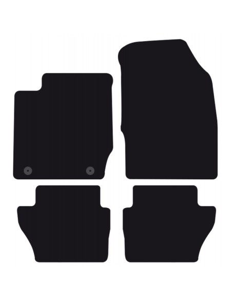 Tappeti tappetini auto su misura moquette Ford Fiesta 2011 2017