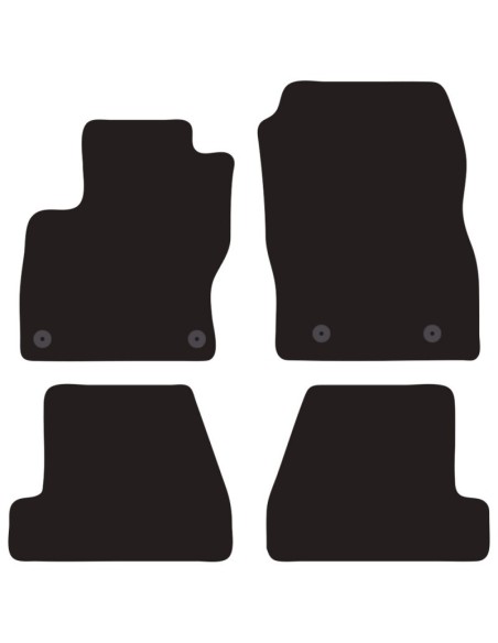 Tappeti tappetini auto su misura moquette Ford Focus 2014-2018