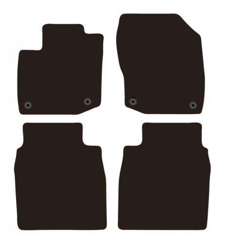 Tappeti tappetini auto su misura moquette Honda Civic 2012-2016