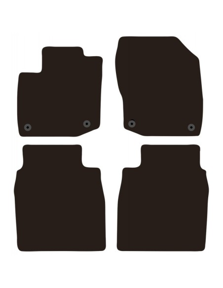 Tappeti tappetini auto su misura moquette Honda Civic 2012-2016