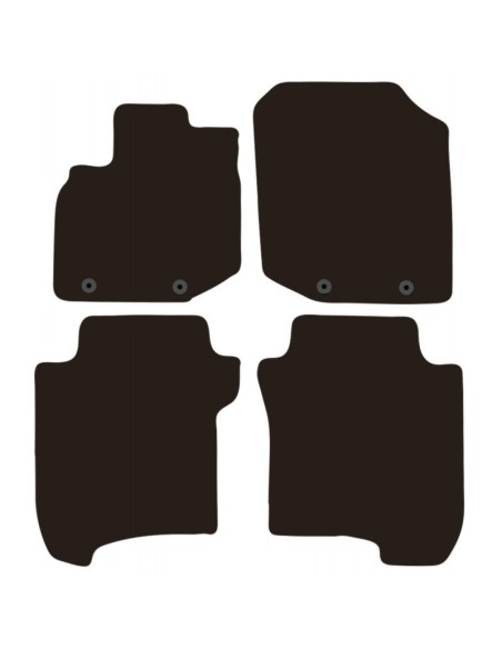 Tappeti tappetini auto su misura moquette Honda Jazz 2008-2015