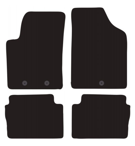 Tappeti tappetini auto su misura moquette Hyundai i10 2008-2013