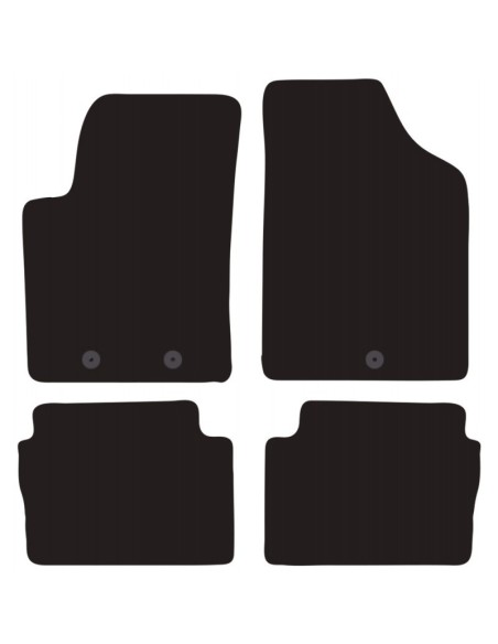 Tappeti tappetini auto su misura moquette Hyundai i10 2008-2013