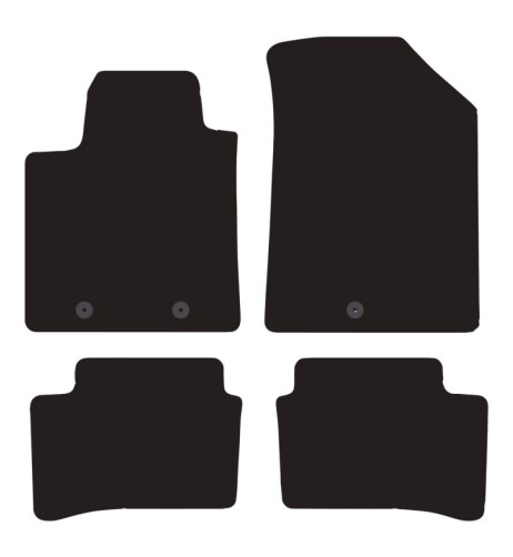 Tappeti tappetini auto su misura moquette Hyundai i10 2013-2020