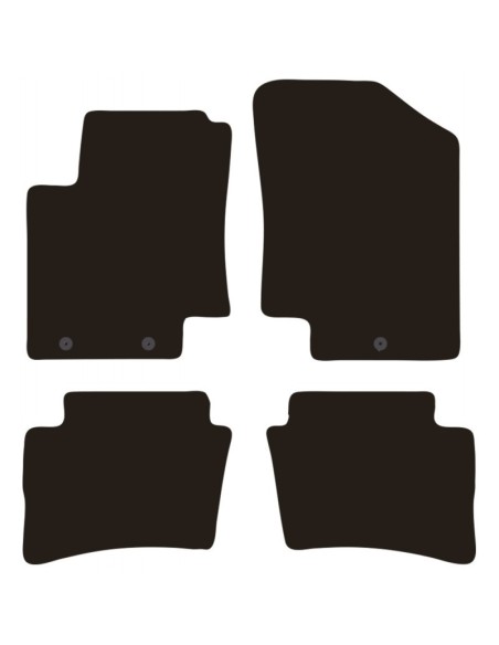 Tappeti tappetini auto su misura moquette Hyundai i20 2009 2014