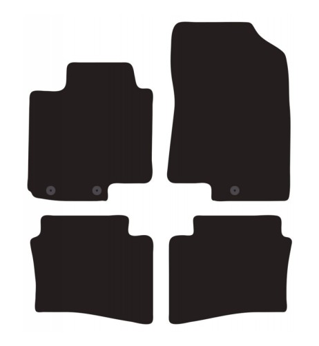 Tappeti tappetini auto su misura moquette Hyundai i20 2014-2020