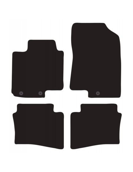 Tappeti tappetini auto su misura moquette Hyundai i20 2014-2020