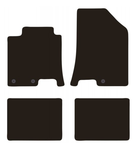 Tappeti tappetini auto su misura moquette Hyundai i40 dal 2011