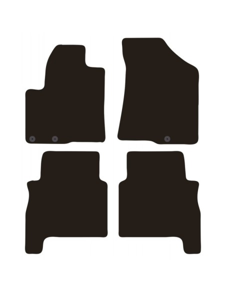 Tappeti tappetini auto su misura moquette Hyundai Santa Fe 2006 2012