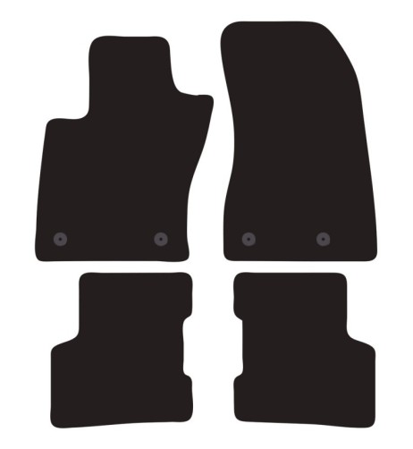 Tappeti tappetini auto su misura moquette Jeep Renegade 2014-2018 fix 18cm