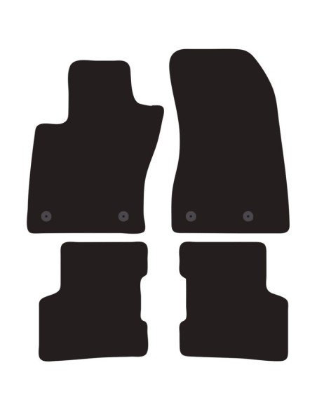 Tappeti tappetini auto su misura moquette Jeep Renegade 2014 2018 fix 18cm