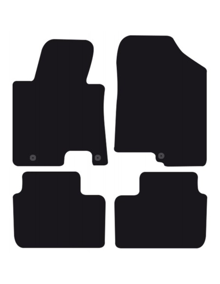 Tappeti tappetini auto su misura moquette Kia Cee d 2012 2018
