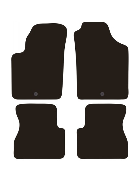 Tappeti tappetini auto su misura moquette Kia Picanto 2004 2011